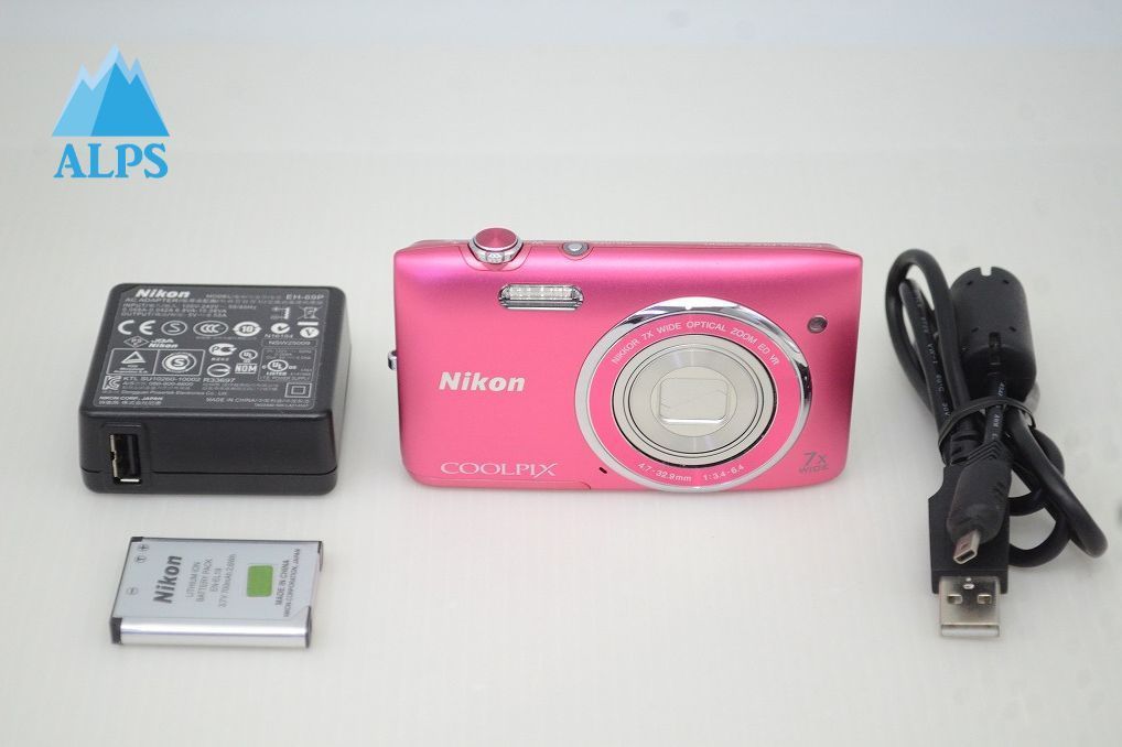 美品 Nikon ニコン COOLPIX S3500 コンパクトデジタルカメラ
