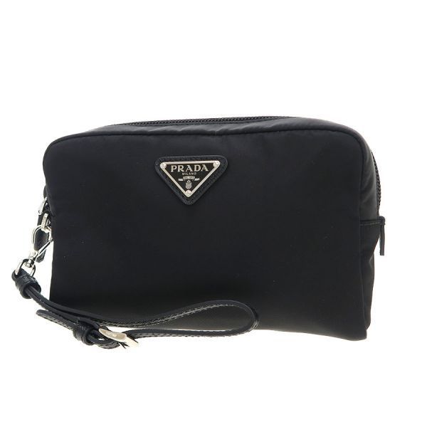 プラダ スモールリナイロンポーチ 1 NS 021 Aランク