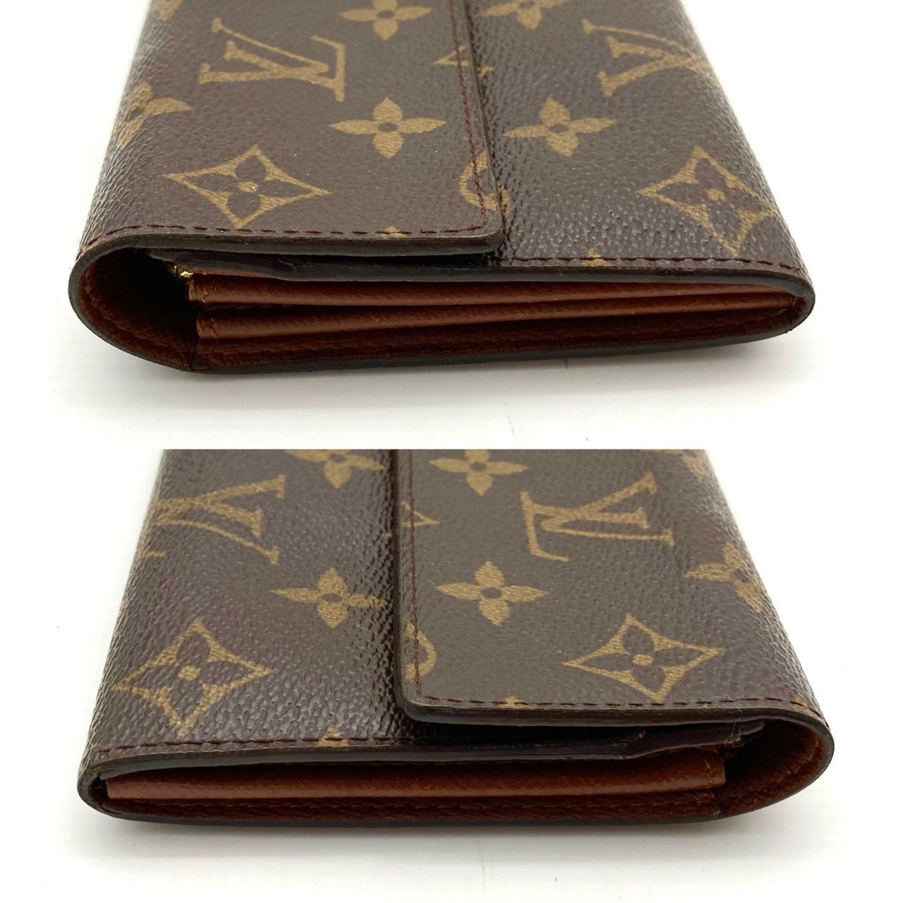 ルイヴィトン ポシェット ポルトモネクレディ サラ 二つ折り長財布