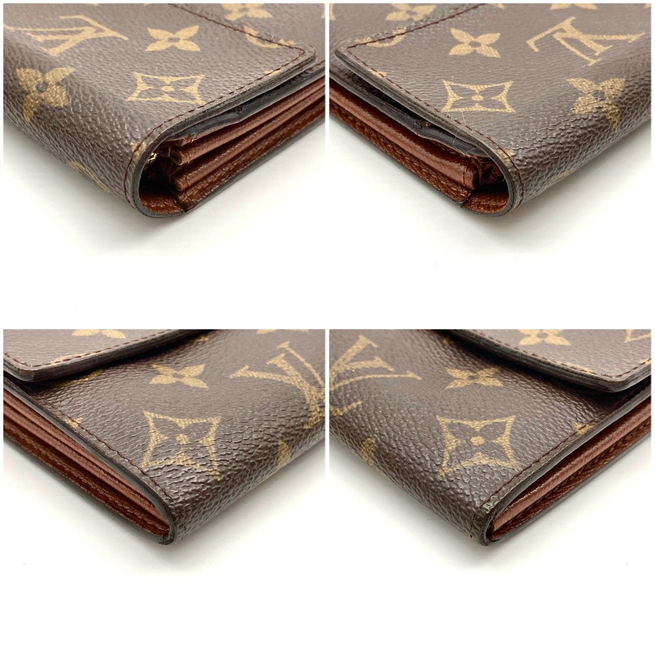 ルイヴィトン ポシェット ポルトモネクレディ サラ 二つ折り長財布