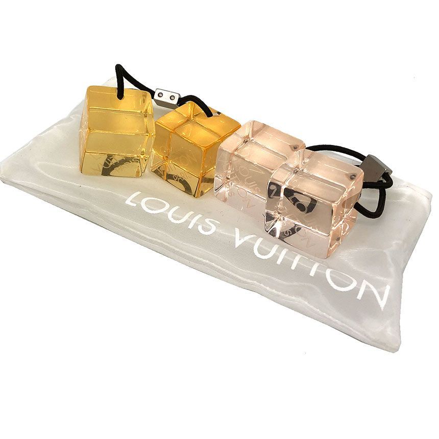 LOUIS VUITTON ルイヴィトン ヘアゴム ヘアキューブ 2個セット