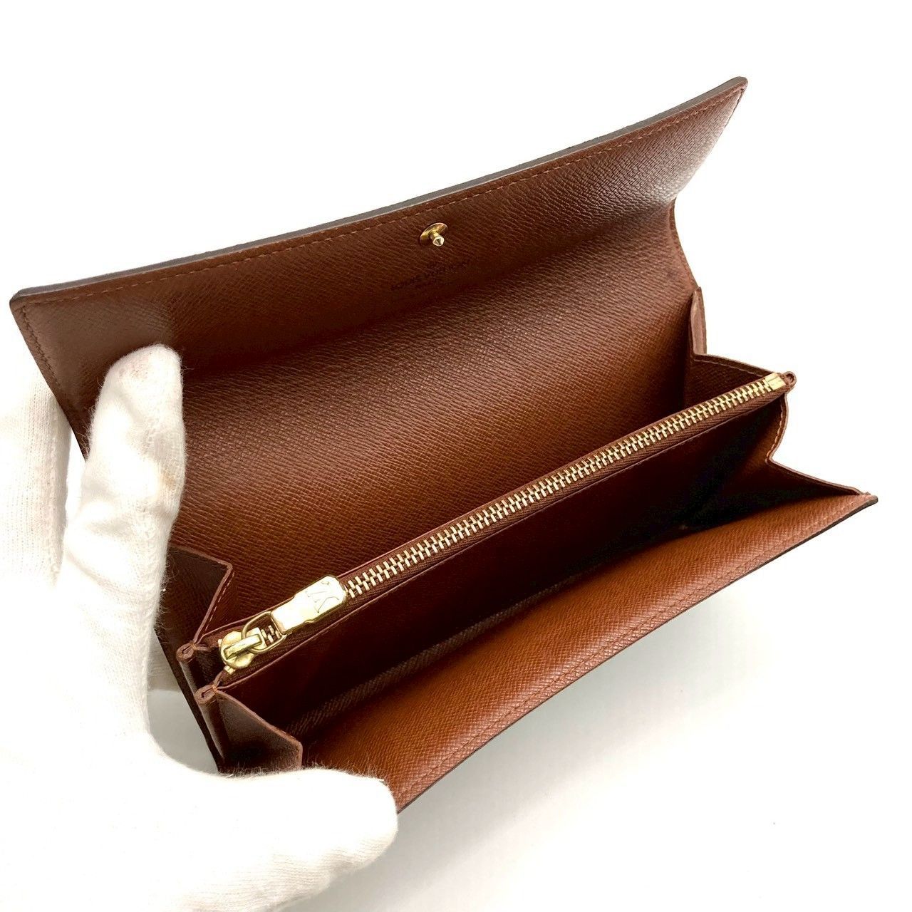 ルイヴィトン ポシェット ポルトモネクレディ サラ 二つ折り長財布