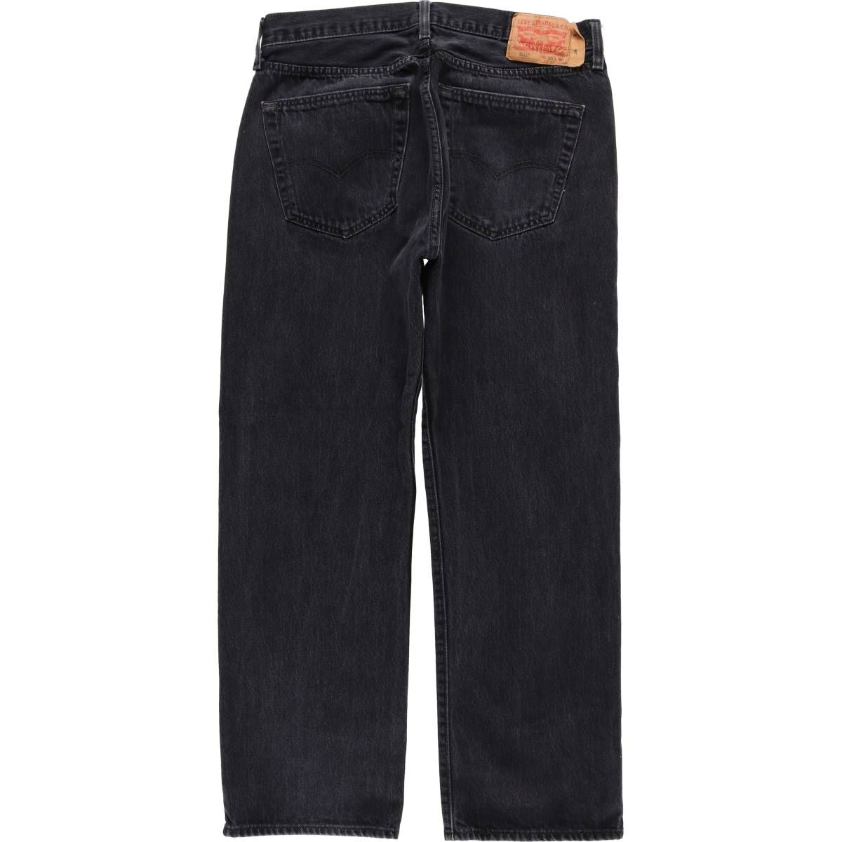 古着 リーバイス Levi s 501 ブラックデニム ストレートデニムパンツ メンズw 36相当|eaa 597518