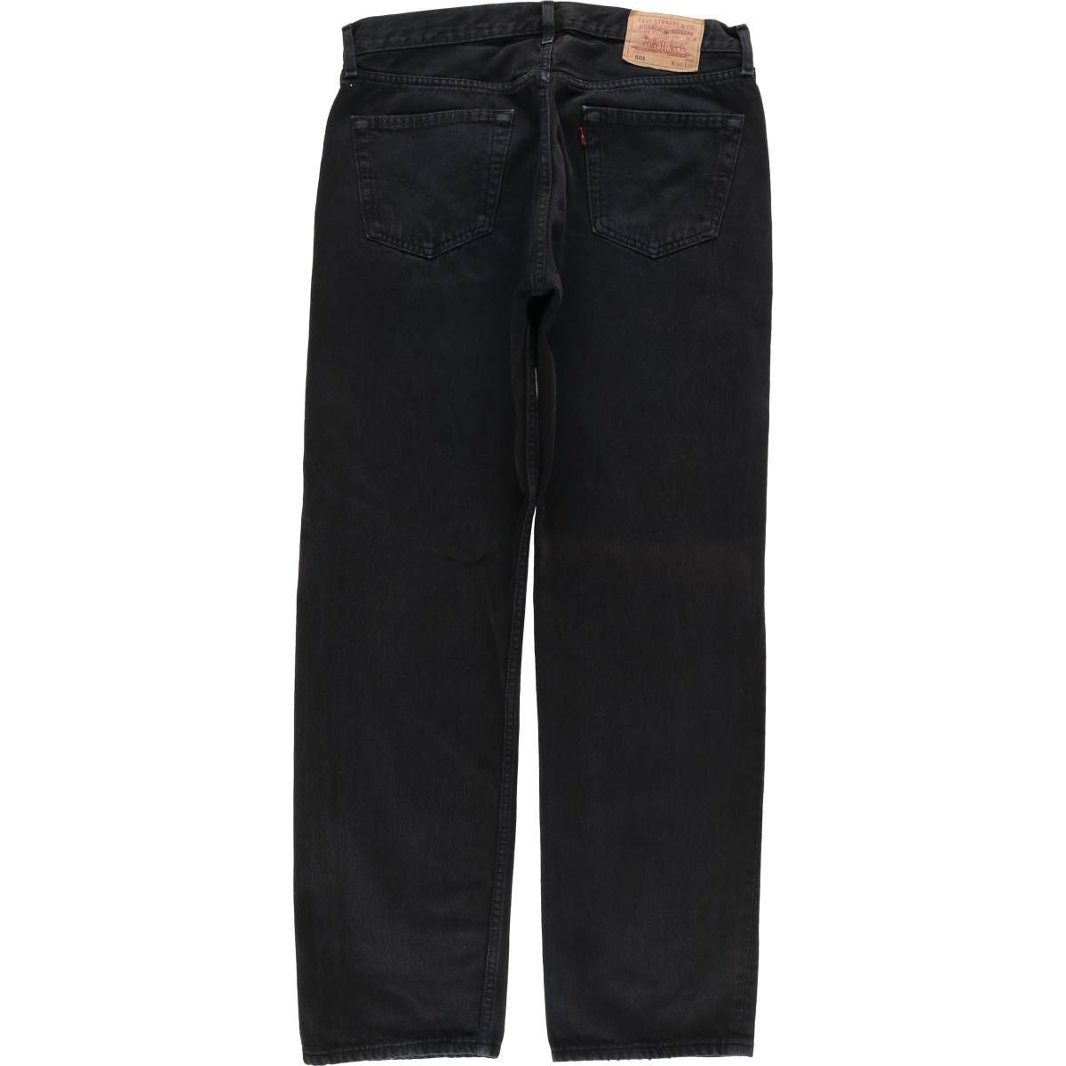 古着 00年代 リーバイス Levi s 501 ユーロモデル ブラックデニム ストレートデニムパンツ メンズw 35相当|evb 032807