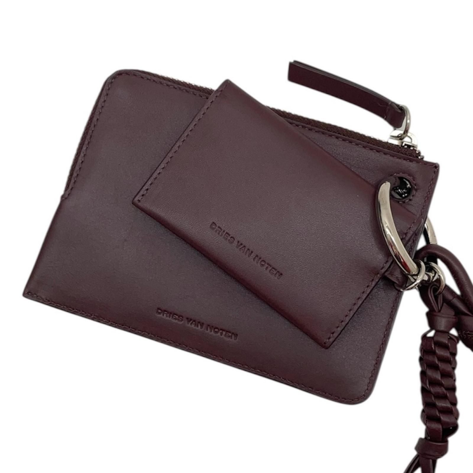 DRIES VAN NOTEN ドリスヴァンノッテン カードケース ボルドー バーガンディー