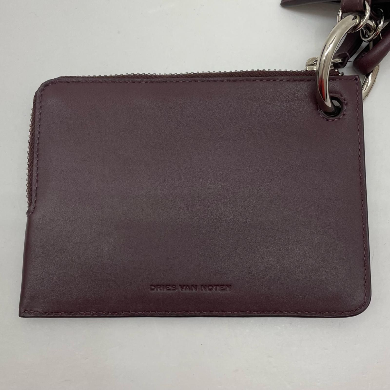 DRIES VAN NOTEN ドリスヴァンノッテン カードケース ボルドー バーガンディー