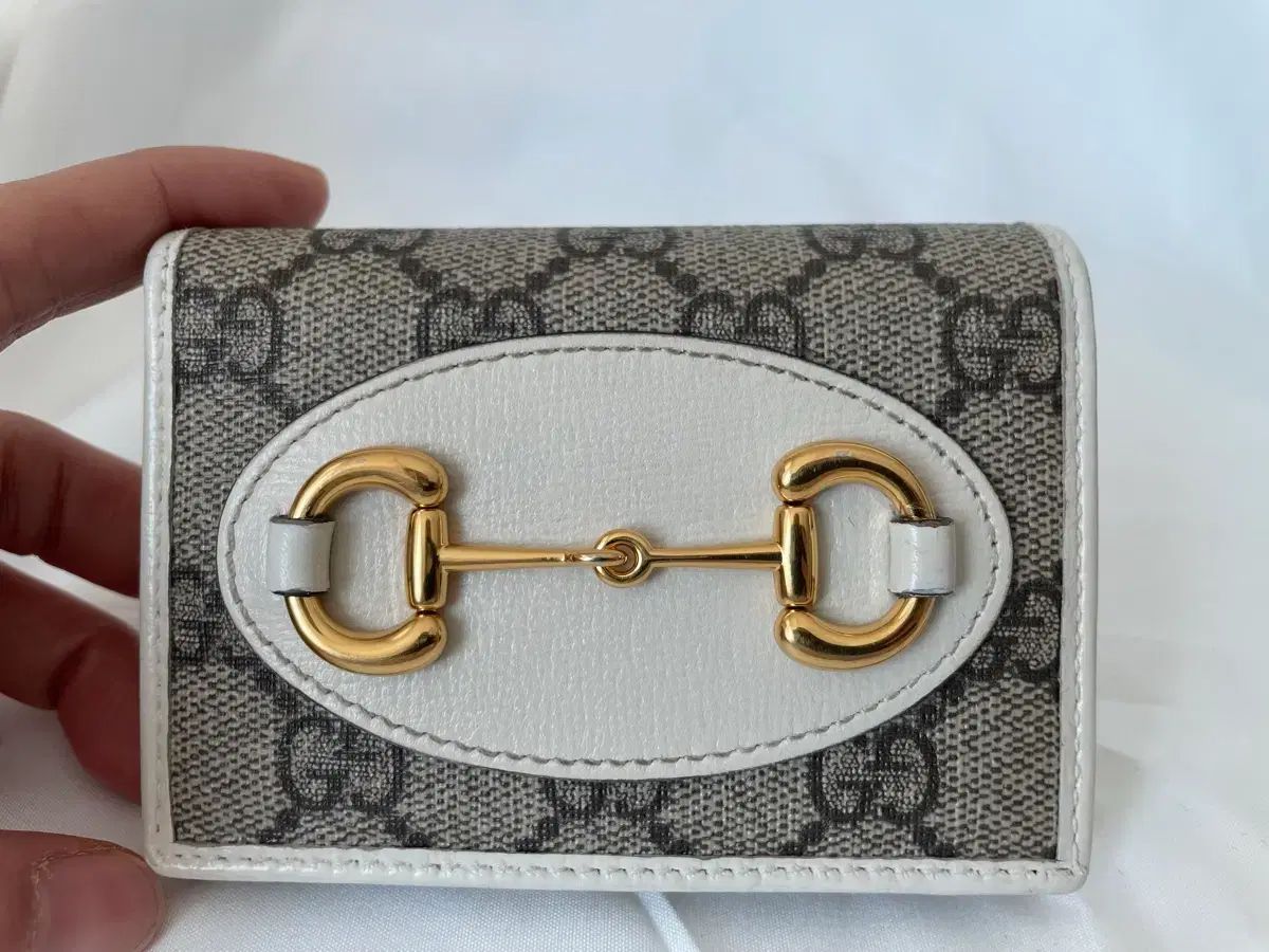 グッチ ホースビット カードウォレット 二つ折り財布 GGスプリーム