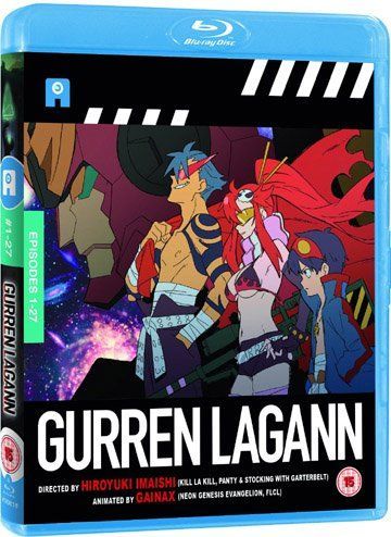 Gurren Lagann Ep. 1-27 - 4-Disc Set Tengen toppa NON-USA FORMAT Blu-Ray Reg.B