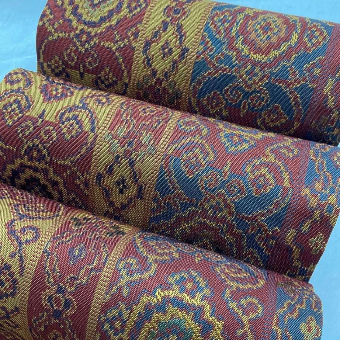  kimomo one ● ●kimonoarisa●♥同然●最 西陣織正絹手織り●正絹●長尺●半幅帯半巾帯小袋帯●389㎝●着物帯小紋普段着半幅帯 半巾 半幅 小袋帯 帯