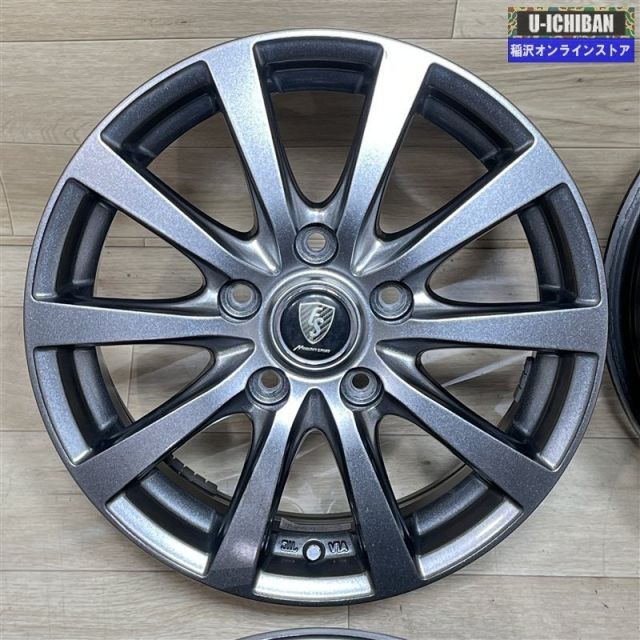 80系ノア ヴォクシー エスクァイア フリード 等 ユーロスピードG 10 6 15 50 5 H 114 3 15インチ ホイール 4本セット 009