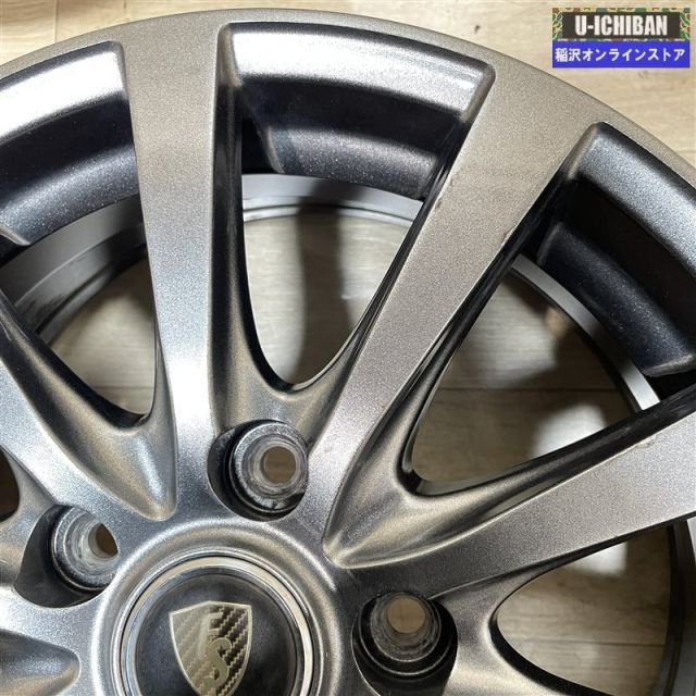  80系ノア ヴォクシー エスクァイア フリード 等 ユーロスピードG 10 6 15 50 5 H 114 3 15インチ ホイール 4本セット 009 15インチ ホイール