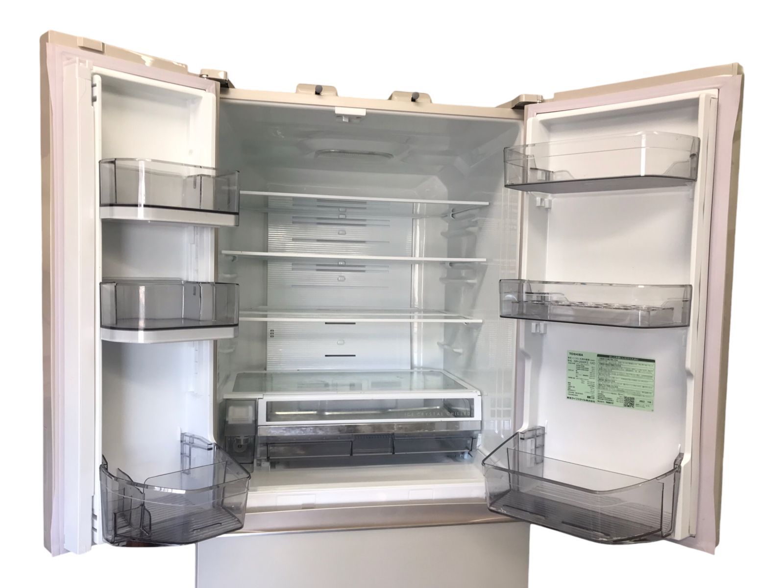 直接引取歓迎！】東芝 TOSHIBA ノンフロン冷凍冷蔵庫 6ドア GR-U550FZ