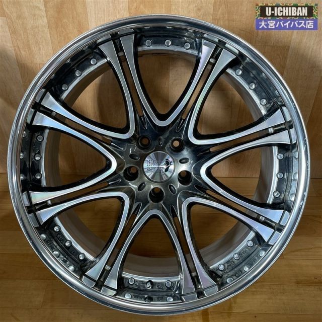 SS レオンハルト アーデル 9 5 J 21インチ 23 H 114 3 amp 10 29 TPMS加工 ホイールのみ 4本 フーガ 等 004