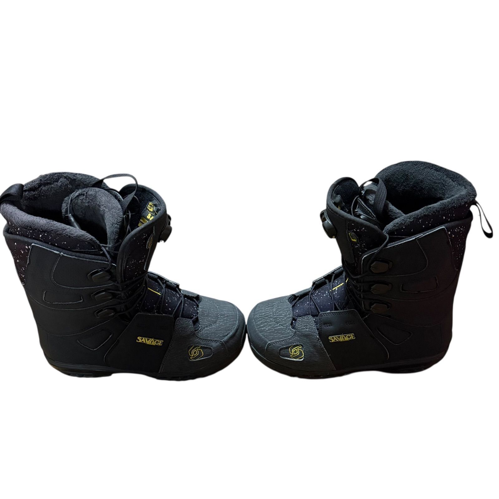 中古極美品】SALOMON SAVAGE 25cm スノーボードブーツ スノボ サロモン