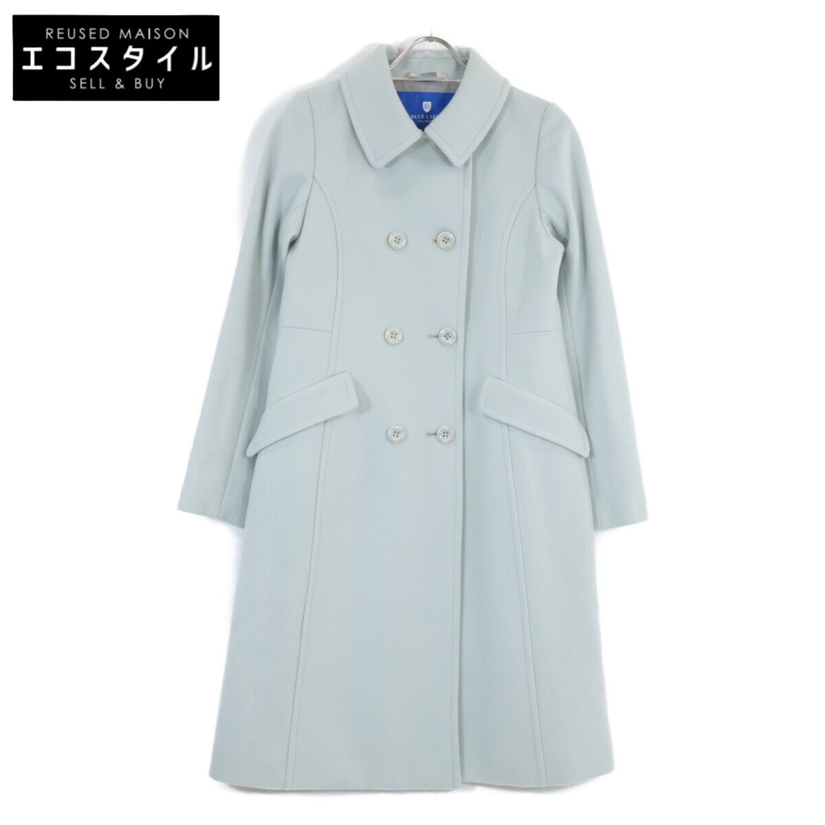 【新品未使用／定価4万】パイルカット ダブルブレストコート　グリーンレーベル BLUELABEL CRESTBRIDGE ダブルブレストコート 【公式通販】