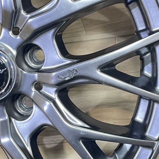  プリウス カローラスポーツ カローラツーリング 等 エクシーダ 6 15 43 5 H 100 15インチ ホイール 4本セット 009 15インチ ホイール