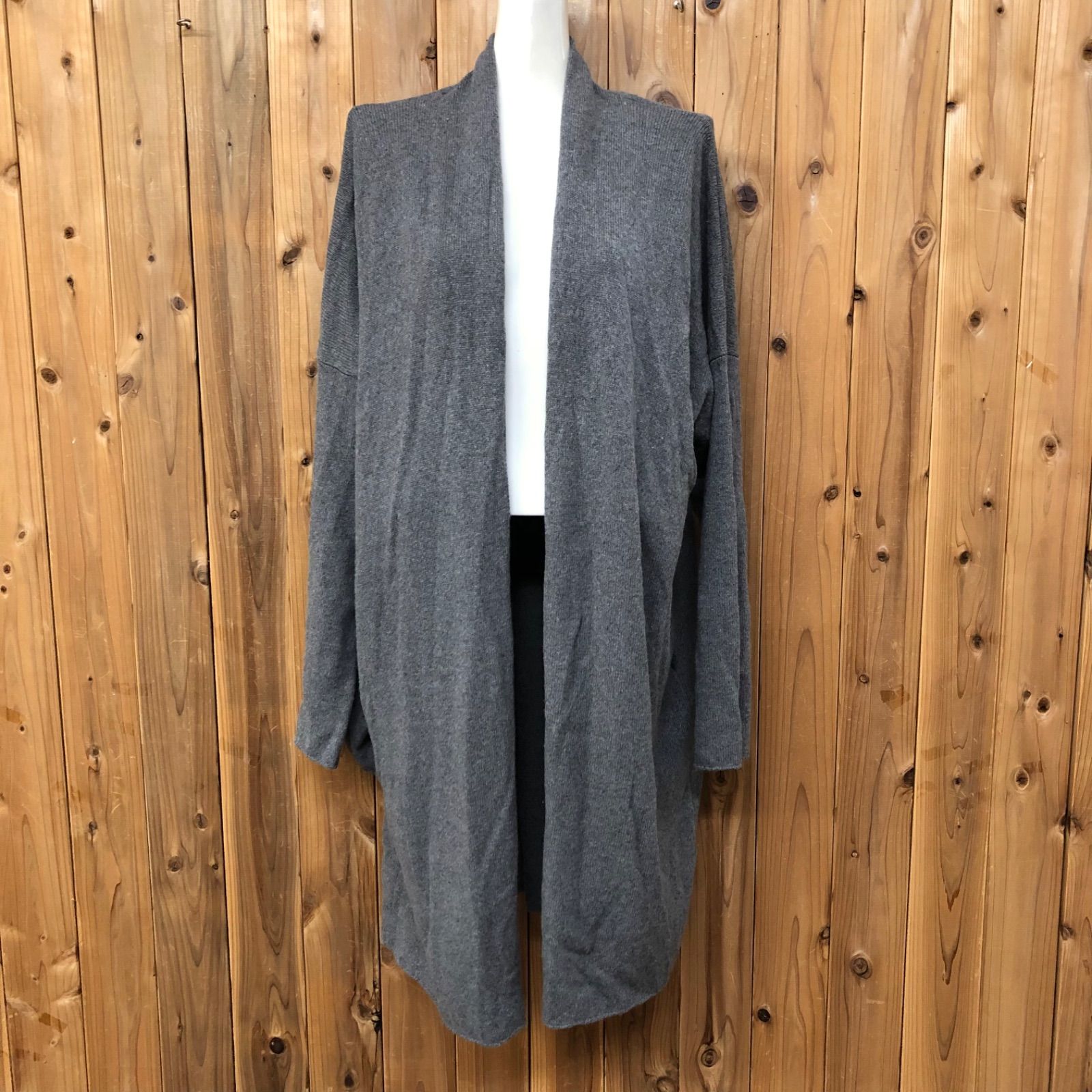 evam eva 日本製 エヴァムエヴァ レディース グレー ニット