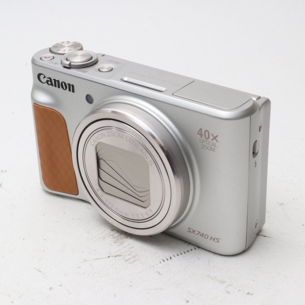 Canon コンパクトデジタルカメラ PowerShot SX740 HS シルバー 光学40