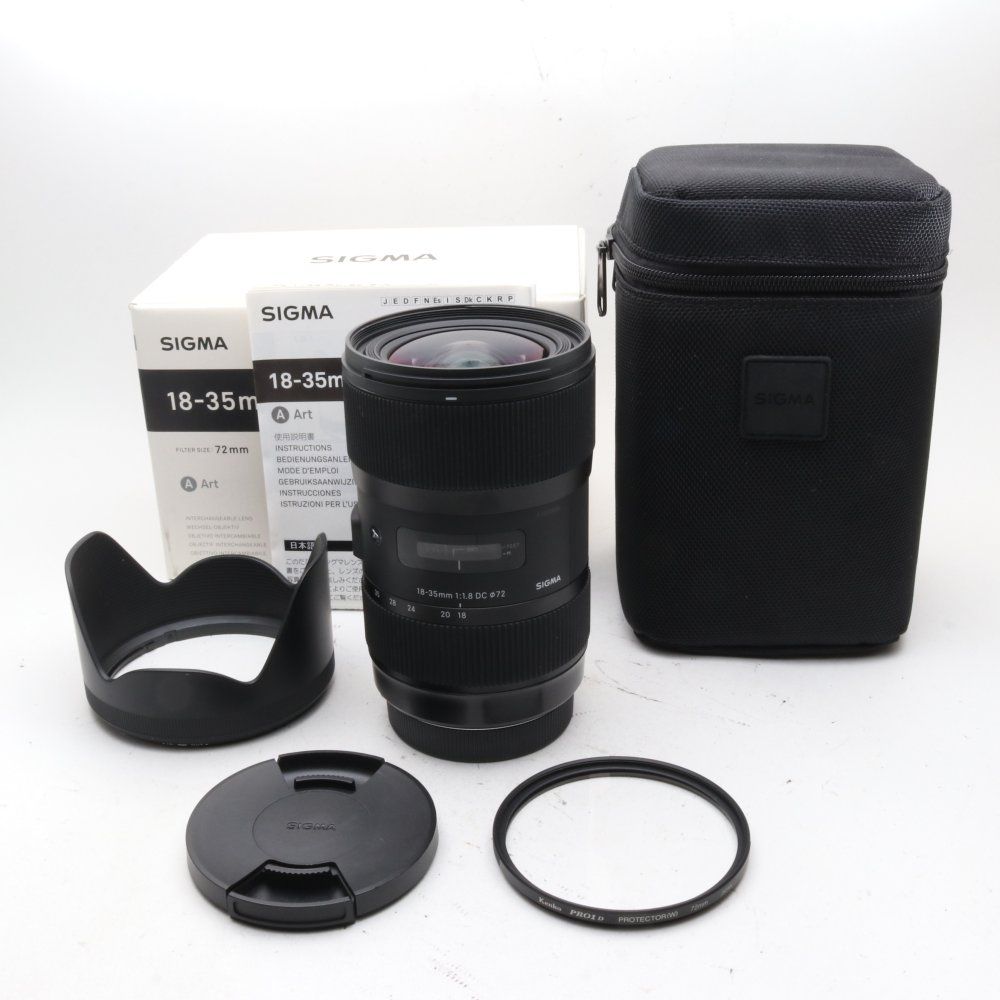 シグマ Sigma レンズ 18 35 mm F 1 8 DC HSM Canon キヤノン EF Sマウント ズーム 標準 APS C 一眼レフ用 Art