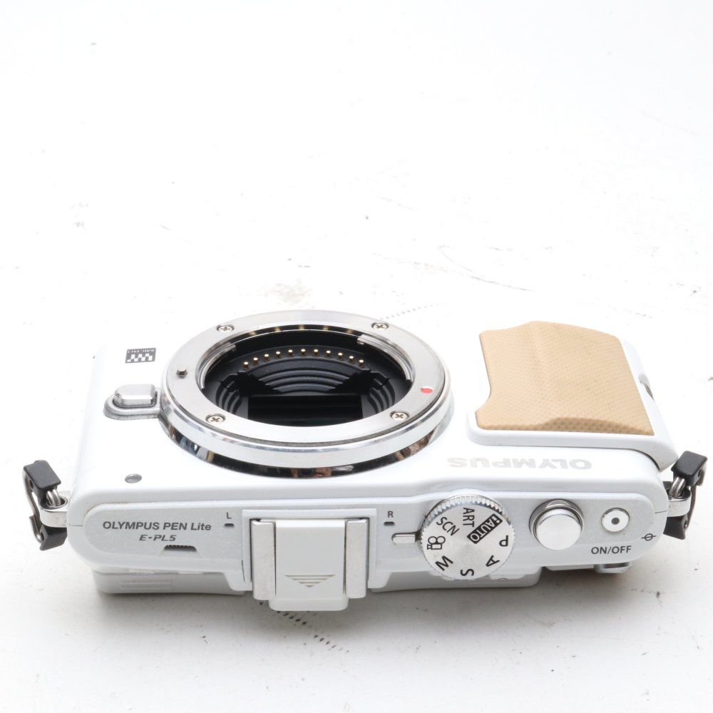  OLYMPUS ミラーレス一眼 PEN Lite E PL 5 ボディ ホワイト BODY WHT ミラーレス一眼 デジタルカメラ