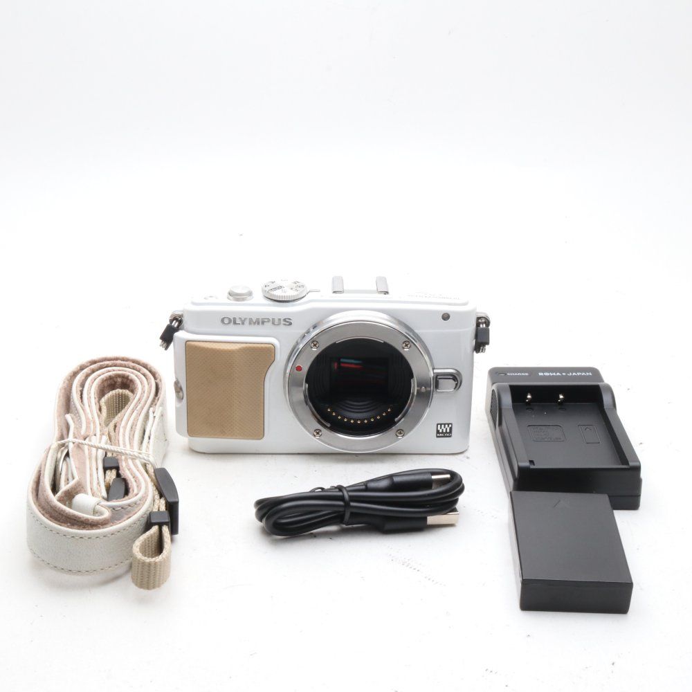 OLYMPUS ミラーレス一眼 PEN Lite E-PL 5 ボディ ホワイト BODY WHT