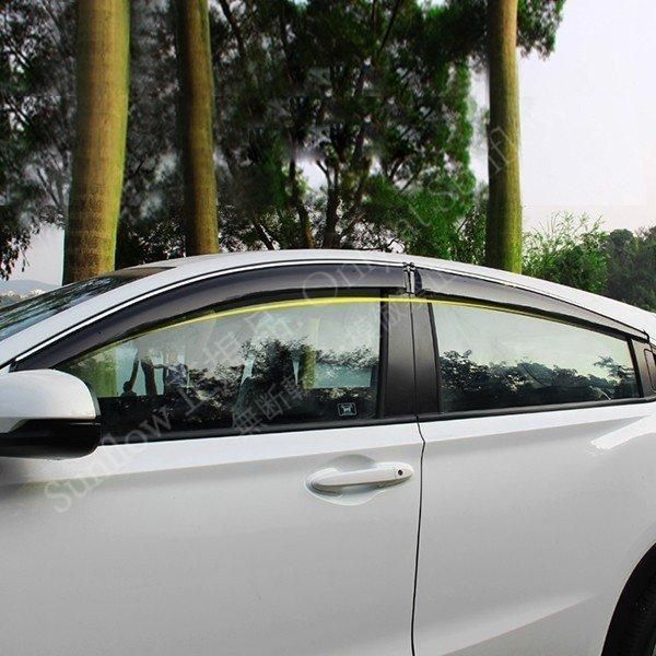 ホンダ ヴェゼル ハイブリット カスタム パーツ VEZEL RU 1 2 3 4 用品 モール付き ドアバイザー