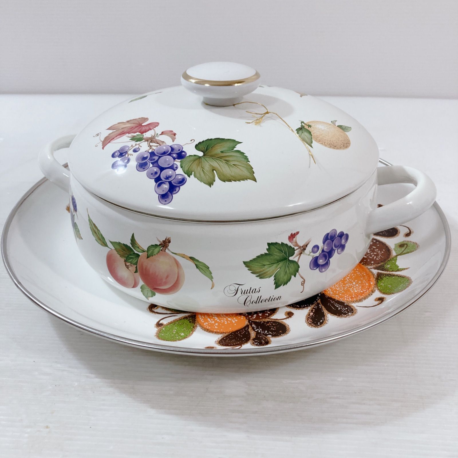 EJIRY エジリー フルータスコレクション Frutas Collection ホーロー製両手鍋 調理器具 大皿 琺瑯鍋