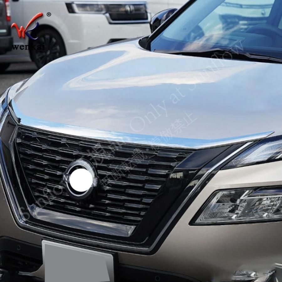 新型エクストレイル 新型エクストレイルT 33 エクストレイルt e‐POWER ボンネットガーニッシュ ボンネットトリム