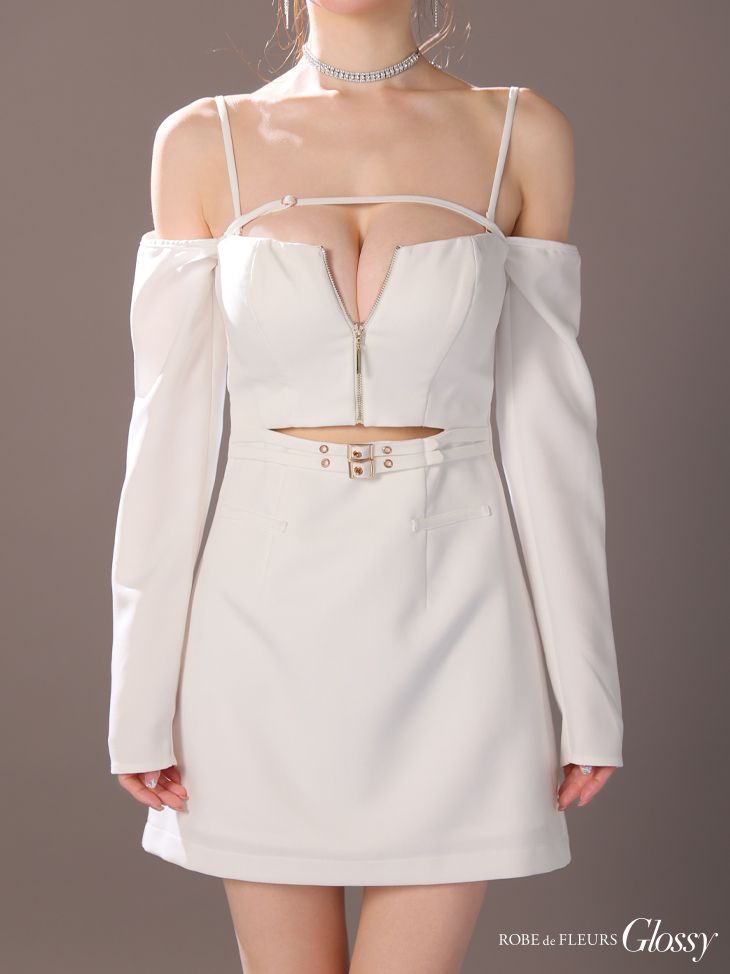 キャミ オフショルダー