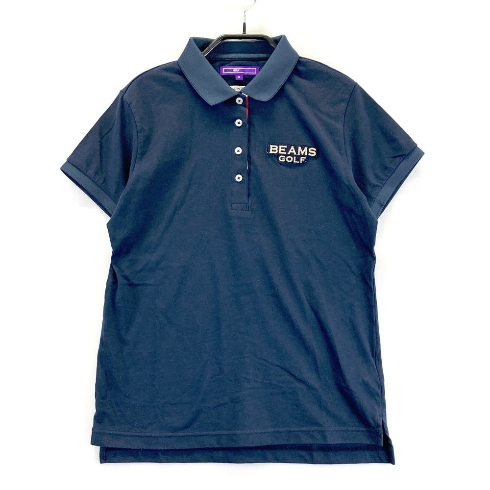 BEAMS GOLF ポロシャツ M ネイビー サイズ：M BEAMS GOLF ビームスゴルフ 半袖ポロシャツ ネイビー系