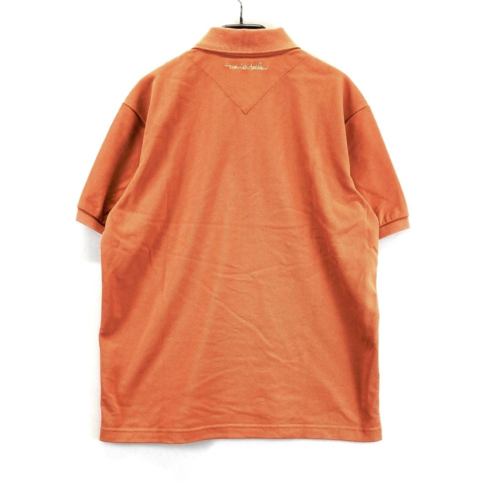 サイズ：M TRAVIS MATHEW トラビスマシュー 半袖ポロシャツ オレンジ系