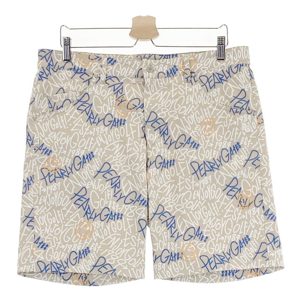 サイズ：6 PEARLY GATES パーリーゲイツ 2024年 ハーフパンツ 落書き風