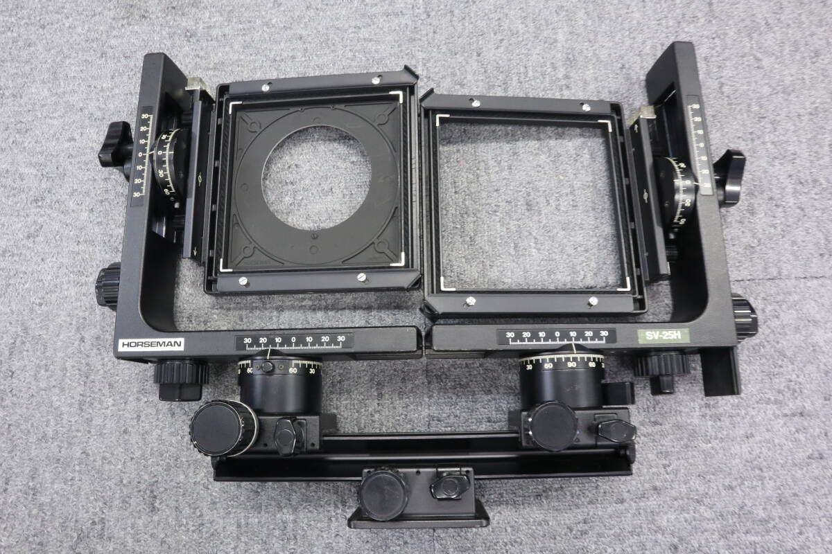 HORSEMAN ホースマン 大判カメラ フレームSV-25H・蛇腹のみ ブラック