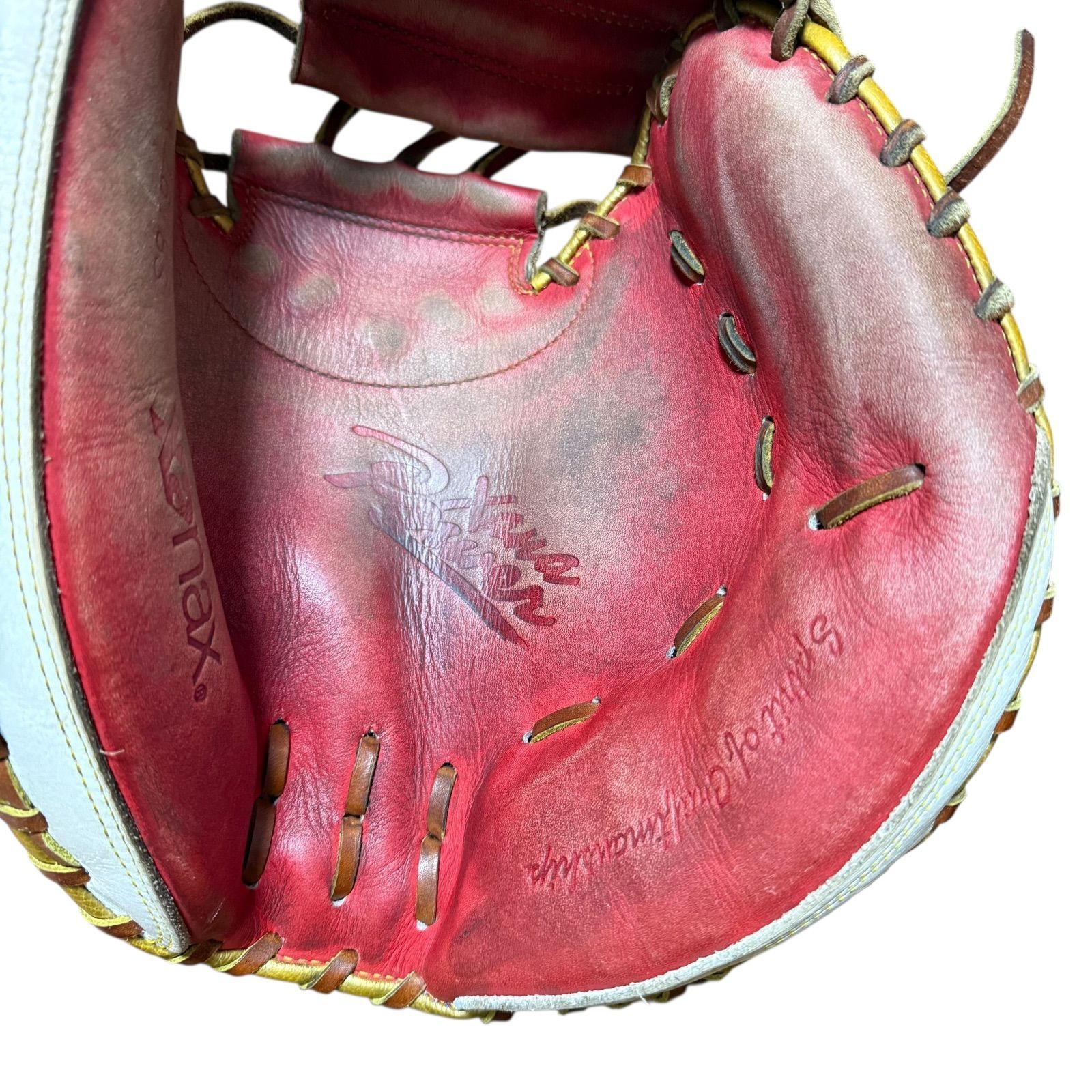 ザナックス キャッチャーミット ショップ 一般軟式 XANAX レッド