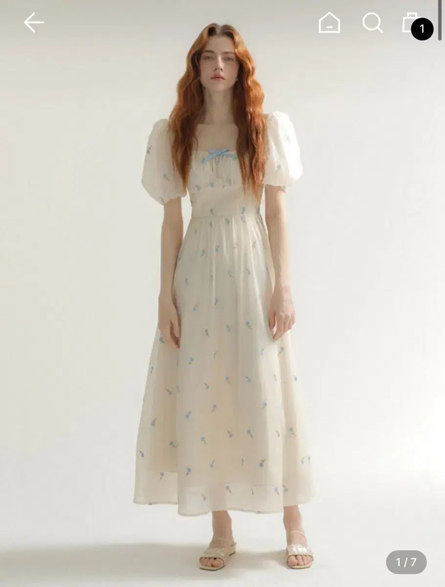 Since Then ブルー ポイント ロング丈ワンピース M