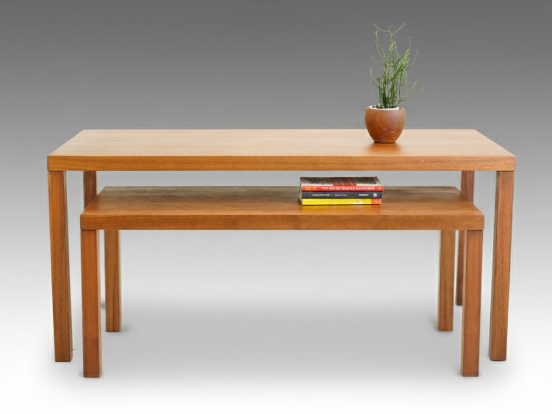 ACTUS】アクタス センターテーブル 大・小2点セット ウォールナット