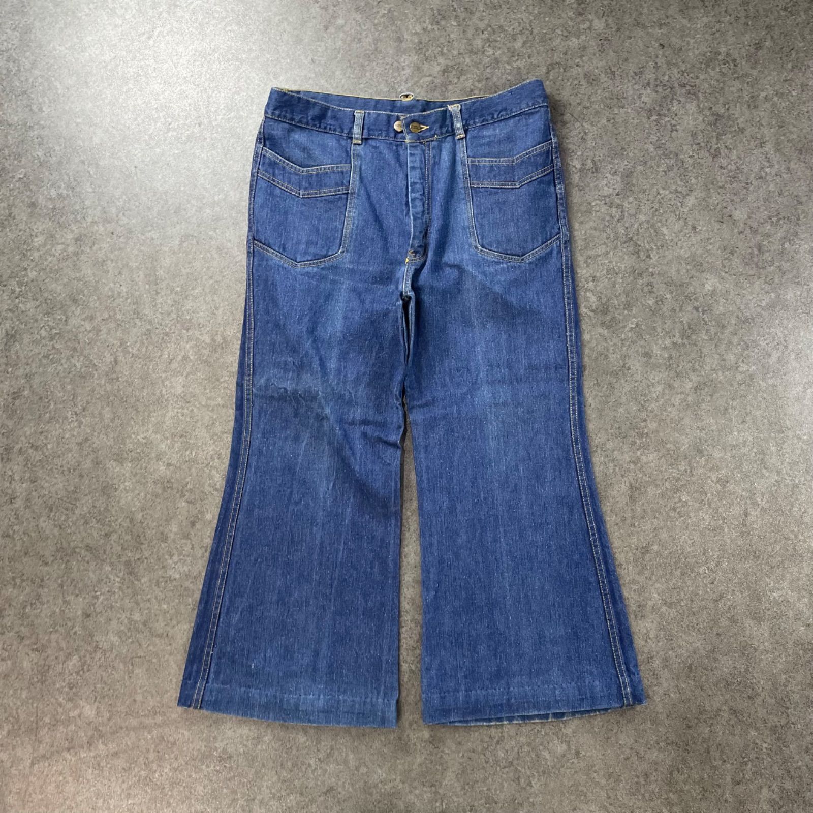 90s Vintage PARDON DENIM DE FRANCE Y2K Denim Flare Jeans Bootcut 