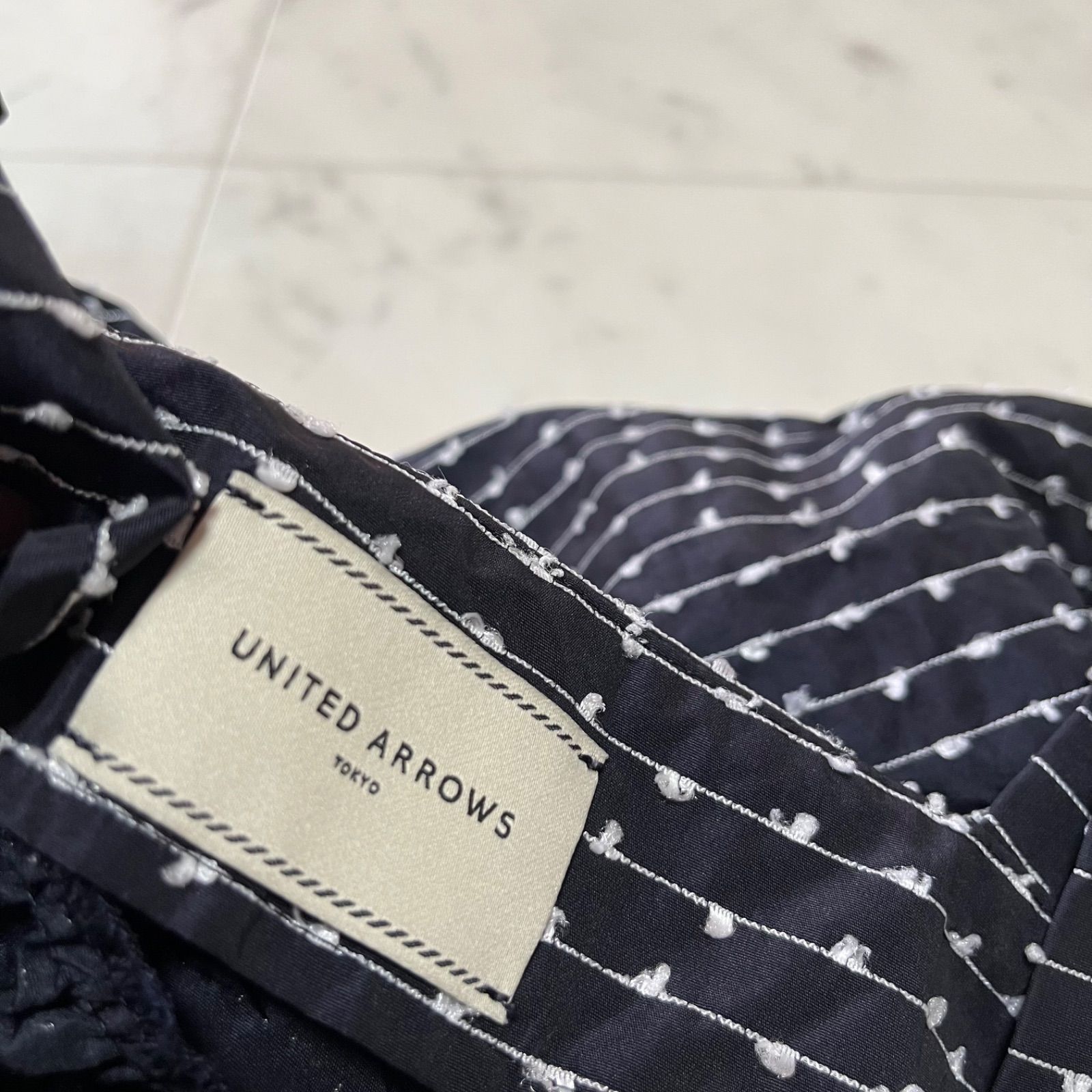UNITED ARROWS ユナイテッドアローズ モールボーダー キャミソール 