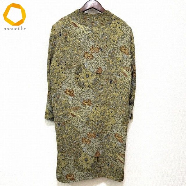 anc シセンドウ 詩仙堂 コート カーキ系 こげ茶 マルチ リバーシブル