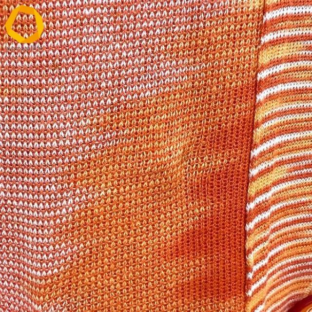 anc ミッソーニ MISSONI ジャケット 44 オレンジ アイボリー ニット