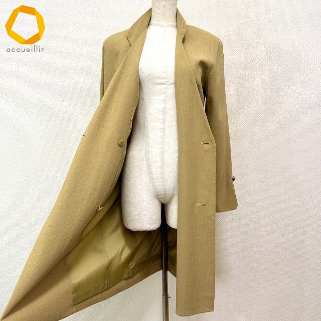 axc クリスチャンディオール ChristianDior コート 9 黄色系 薄手