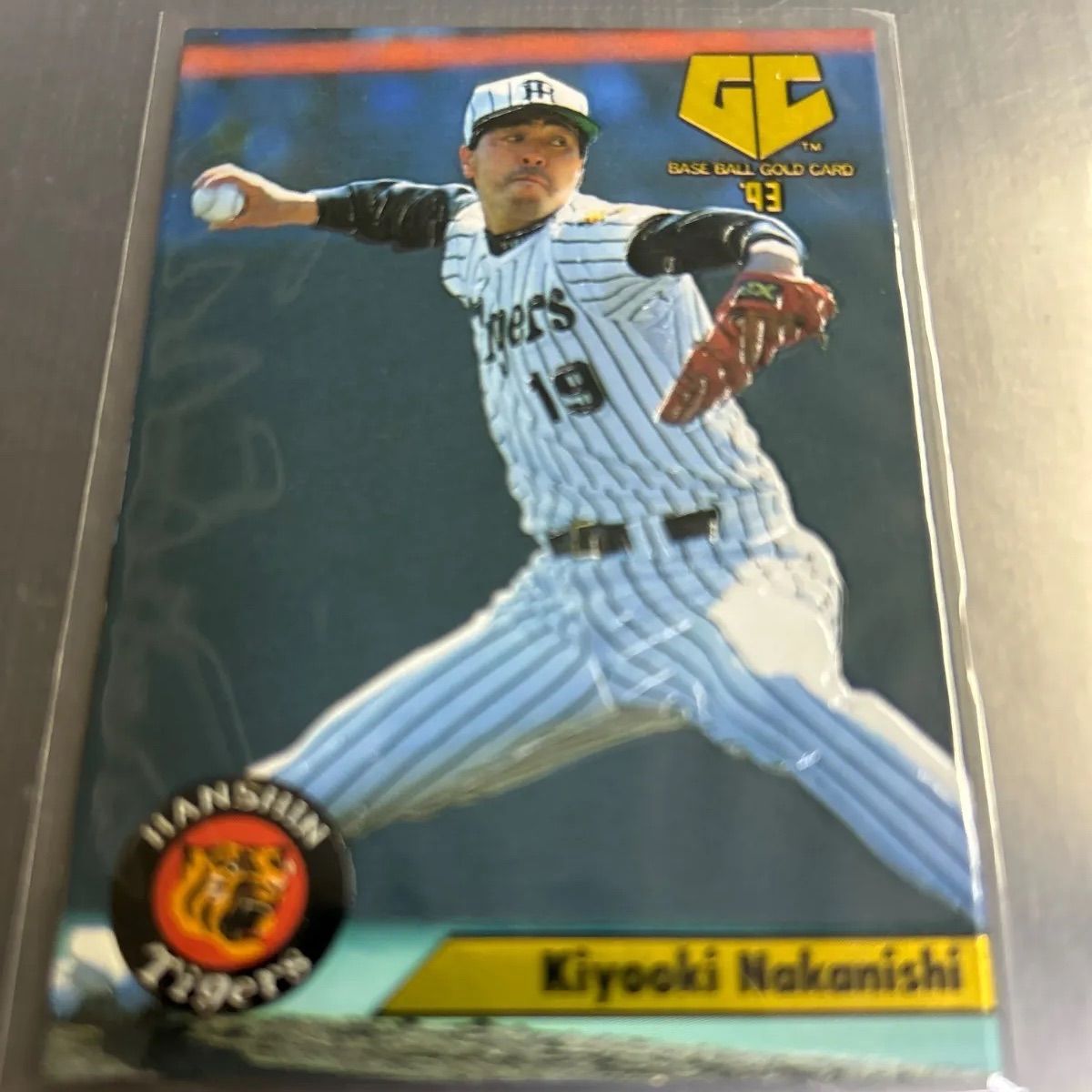 NPB 1993 カネボウゴールドカード 中西清起 阪神タイガース - メルカリ