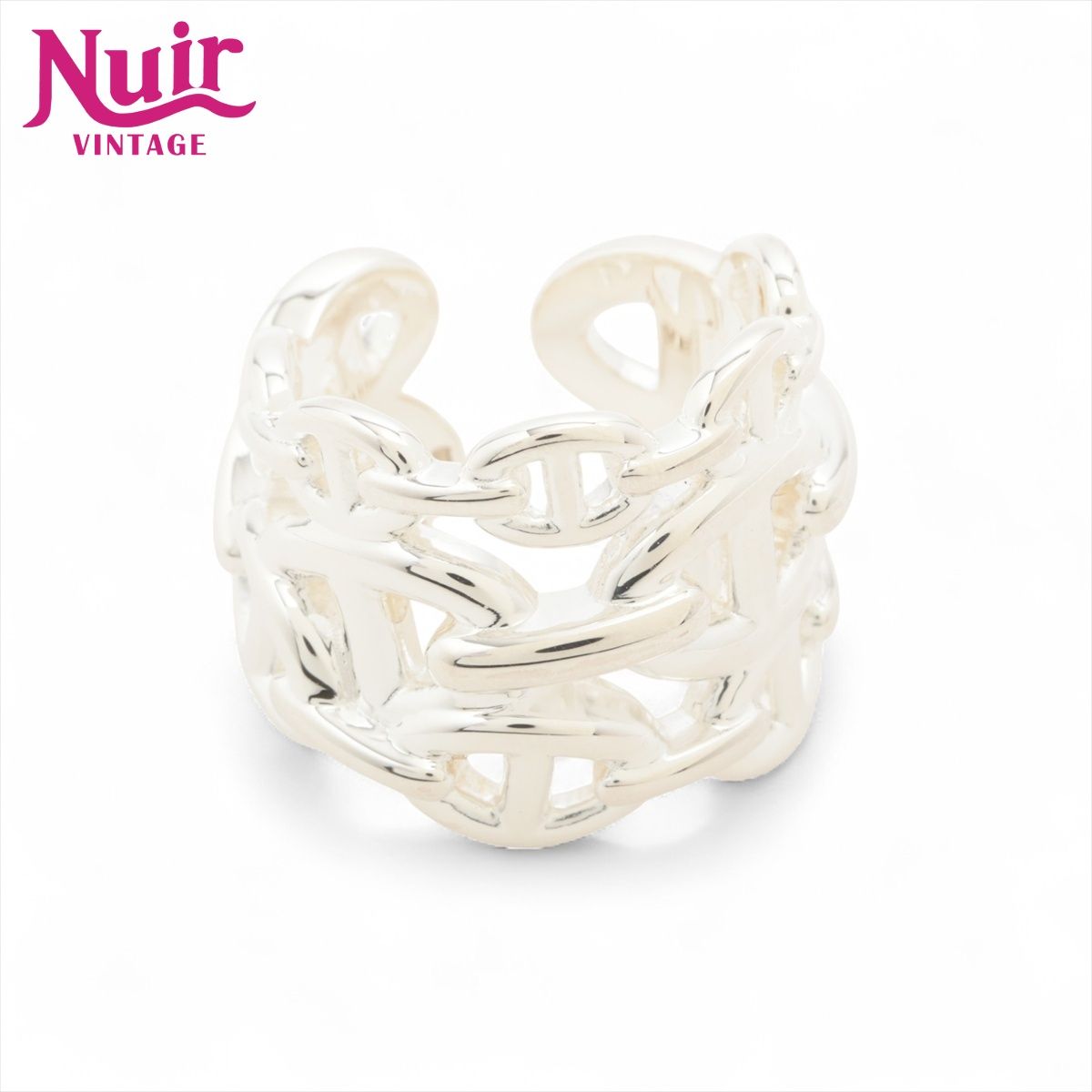 HERMES エルメス リング 指輪 シェーヌダンクル アンシェネ GM 925 2025 Size 53