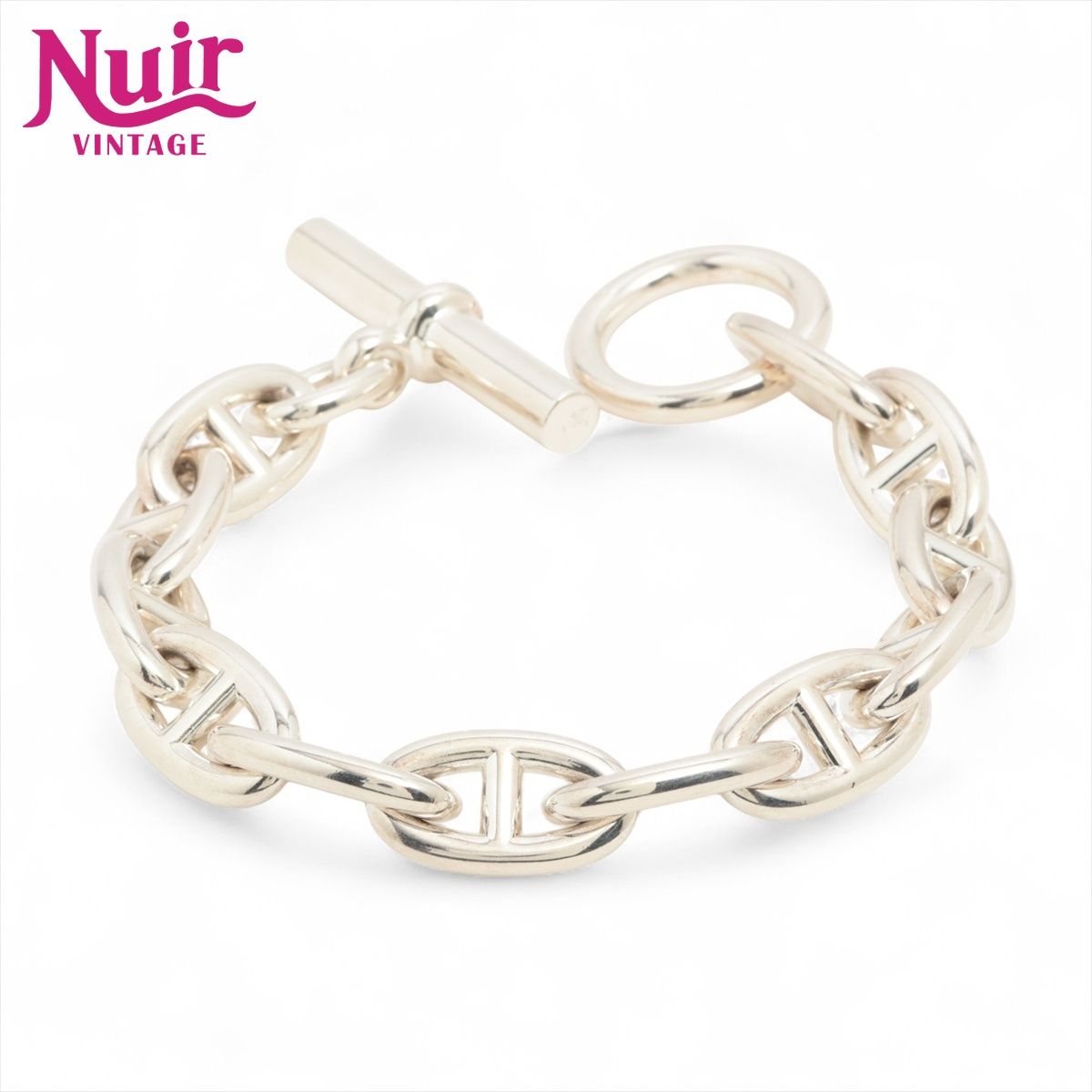 HERMES エルメス ブレスレット シェーヌダンクル GM 925 12コマ