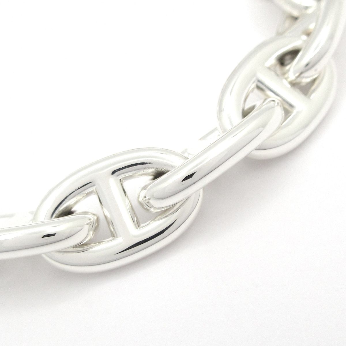 HERMES エルメス ブレスレット シェーヌダンクルMM シルバー 17コマ