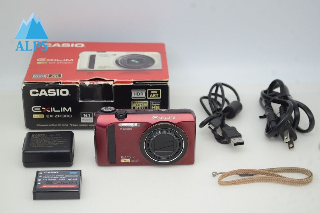 美品 CASIO カシオ HIGH SPEED EXILIM EX-ZR300 コンパクトデジタル