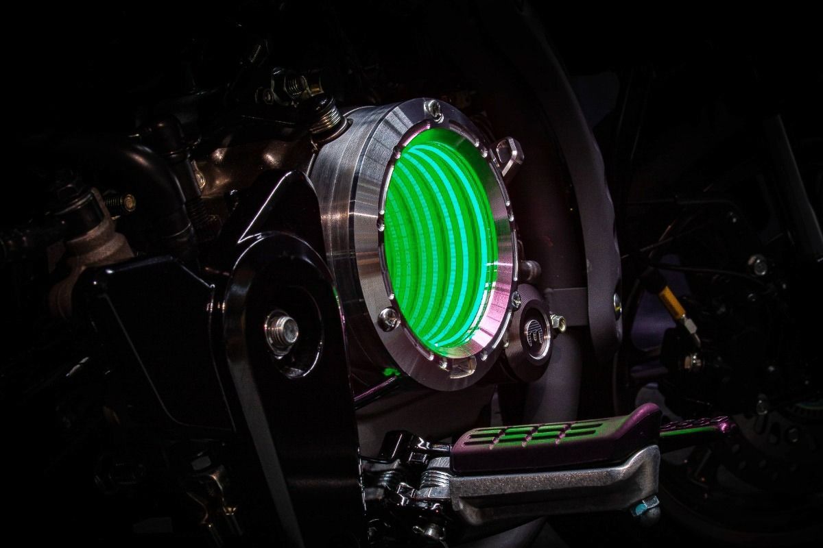 モンキー１２５ ブラックホール クラッチアウターカバー グリーン