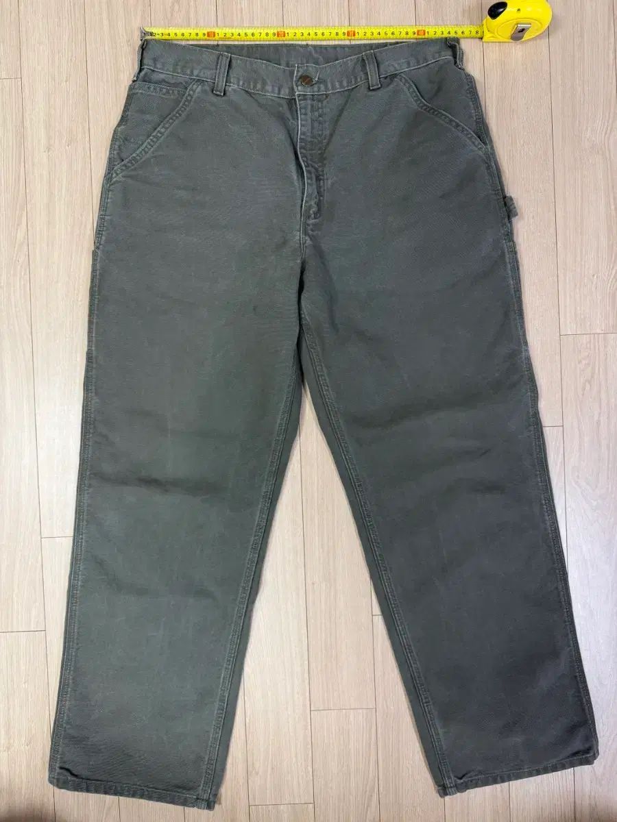 ヴィンテージ Carhartt カーハート ウォークパンツ モースグリン 36