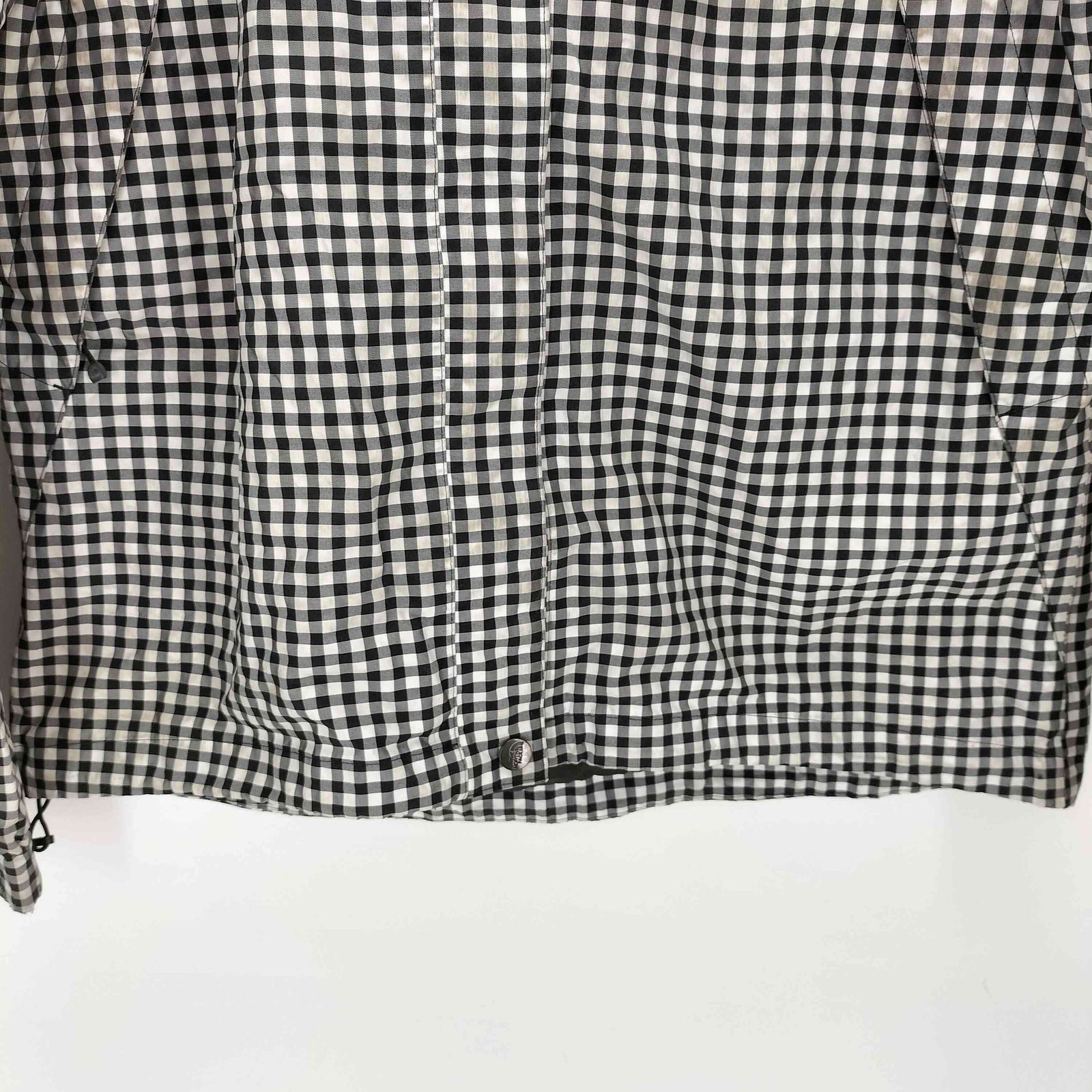 THE NORTH FACE スクープジャケット ギンガムチェック 白 黒 L ザノースフェイス THE NORTH FACE SCOOP JACKET スクープジャケット