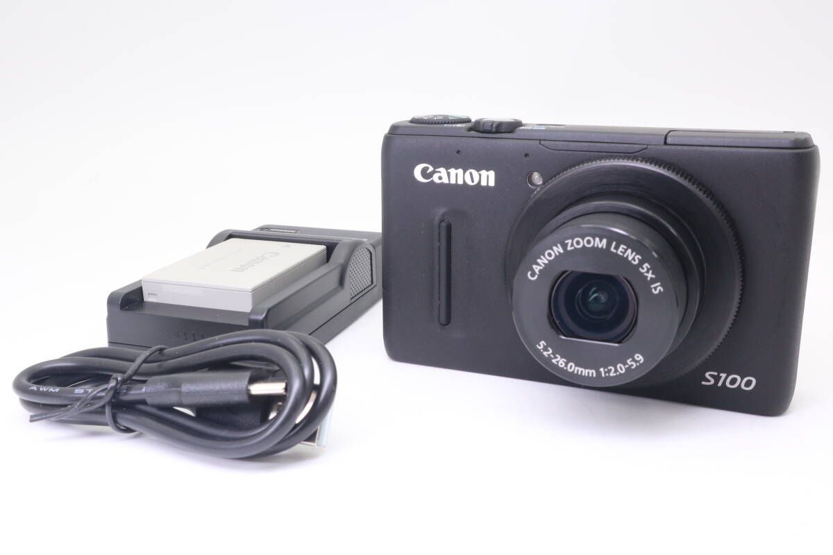 Canon PowerShot S100 キヤノン コンパクトデジタルカメラ ブラック